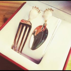European Fork and spoon earring